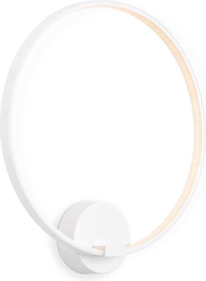 Home Sweet Home Wandlamp Eclips - Wit - Geïntegreerd Led - 12w - Diam. 35cm