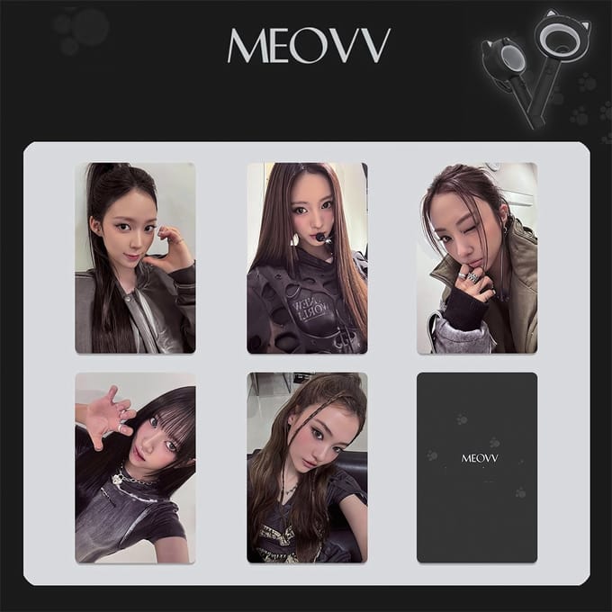 KPOP MEOVV Light Stick Photocard Double-sided variant 2 [Fotokaarten]