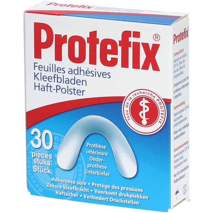 Protefix kleefbladen onder | Kunstgebit, prothese & sterke fixatie 30 Accessoires