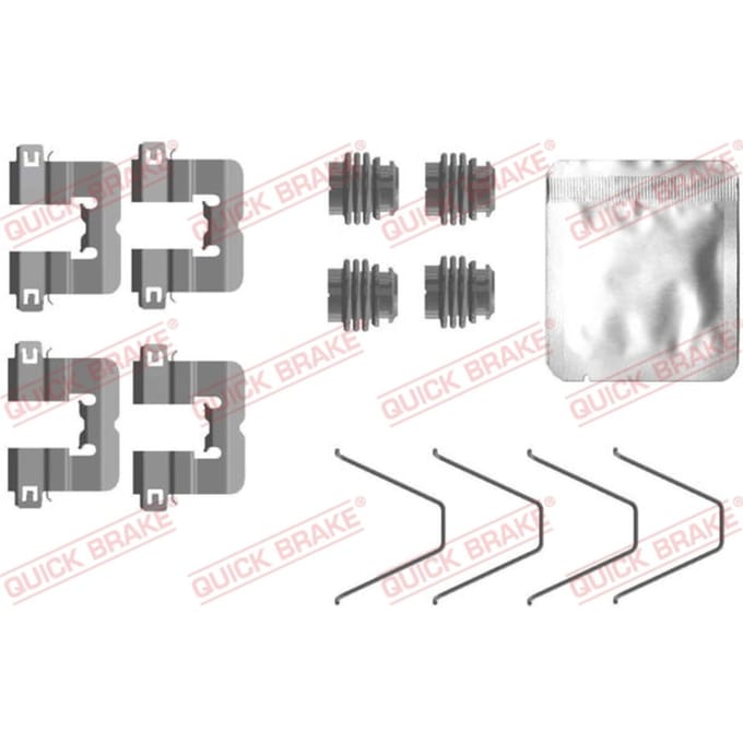 Toebehorenset, schijfremblok QUICK BRAKE 109-0114