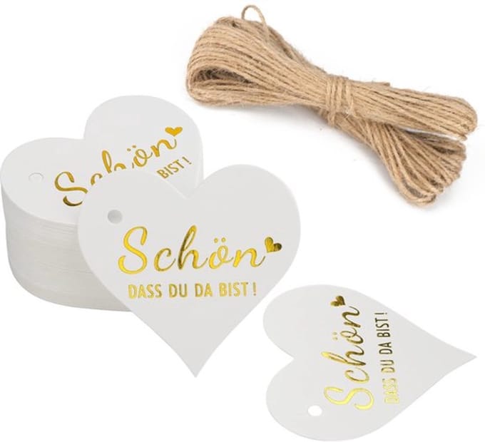 Vt products - G2plus cadeauhanger - hartje - handgemaakt - 6 x 6 cm
