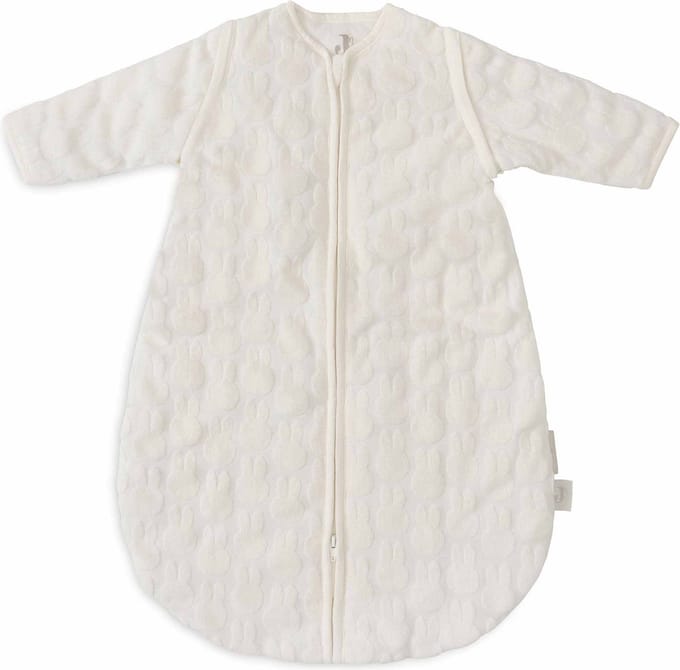 Jollein Slaapzak met afritsbare mouw Rond 60cm Miffy Jacquard Ivory