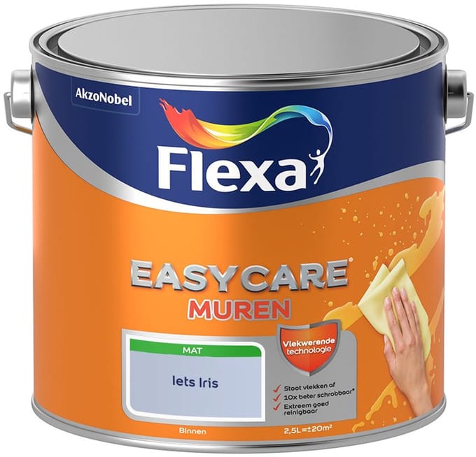 Flexa - Easycare Muren - Iets Iris - Mengverf - 2,5 L