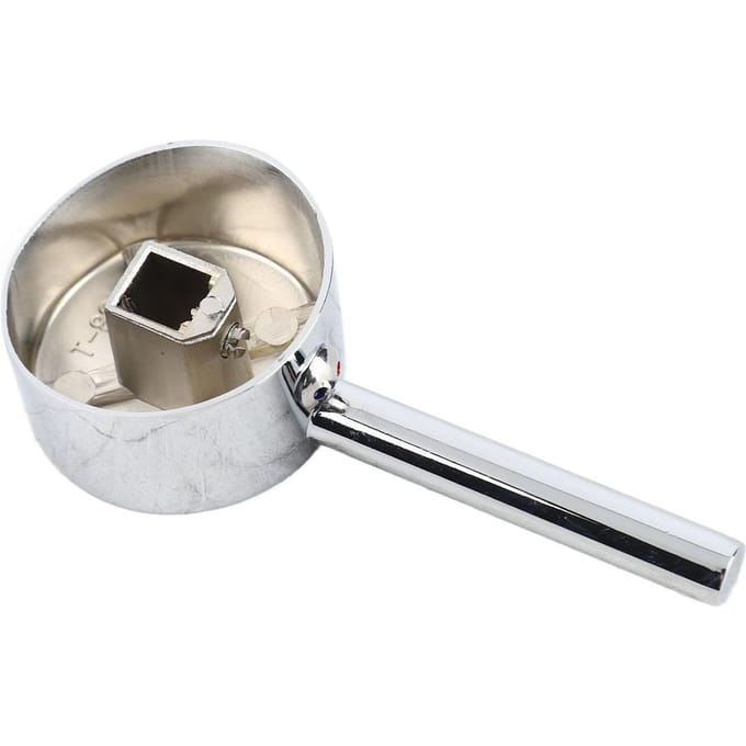 45mm Klepkern Badkamer Wastafel Waterkraan Handvat Zinklegering Kraan Hendel white