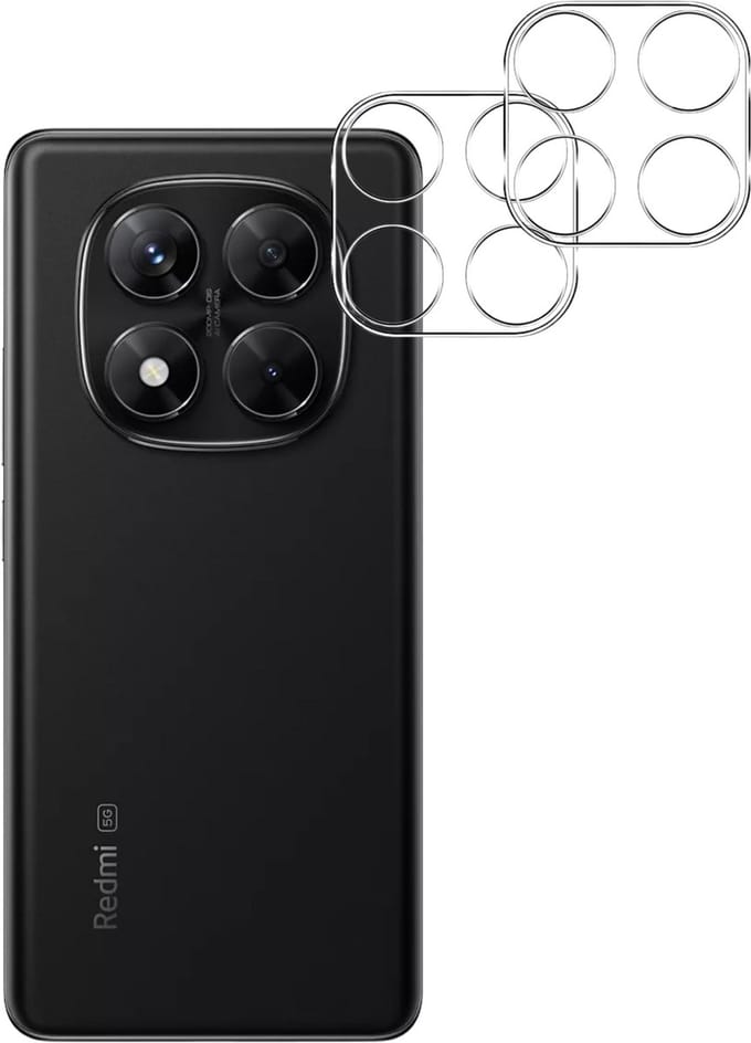 Camera Protector voor Xiaomi Redmi Note 14 Pro 5G - 2 stuks van glas Transparante glazen