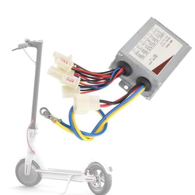 YK31C 24V 350W Motor Borstel Controller Accessoire voor Elektrische Fiets Scooter white