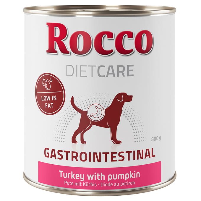 24x800g Gastro Intestinal Kip met Pompoen Rocco Diet Care Hondenvoer
