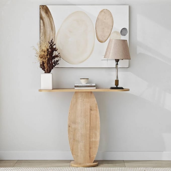 Asir - Dressoir - Saffiereiken - 100 x 30 x 81 cm