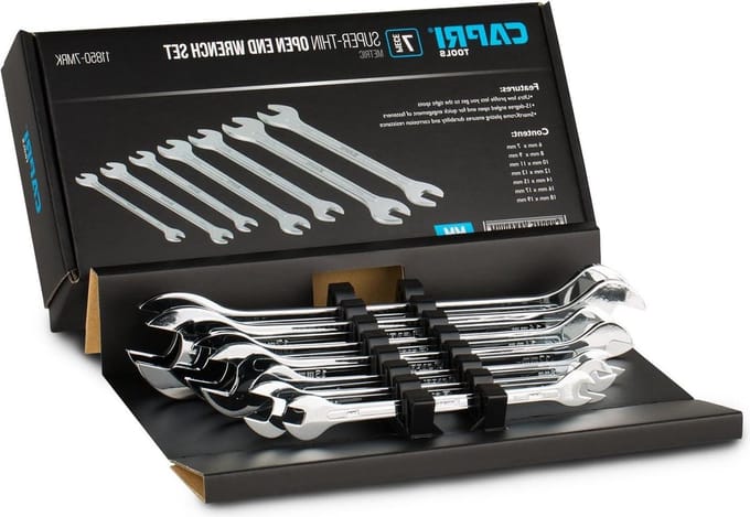 Open Uiteinde Schroefsleutelset Metrisch 6-19 mm - Bijzonder 7-Delig