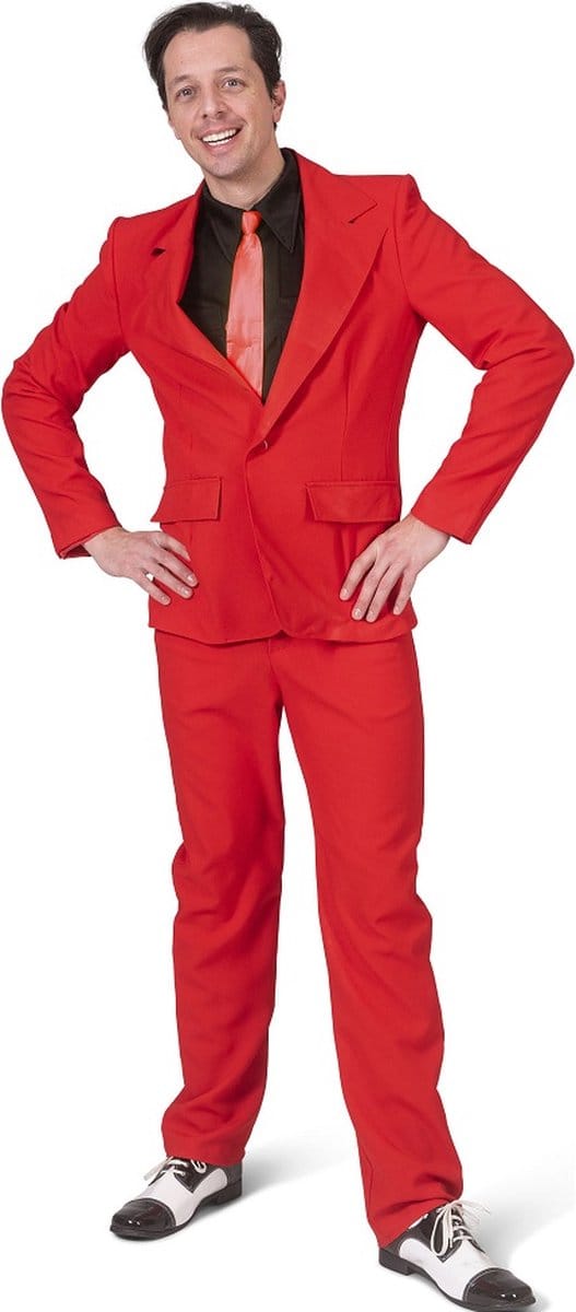 Strak In Je Pak Rood 3delig Man