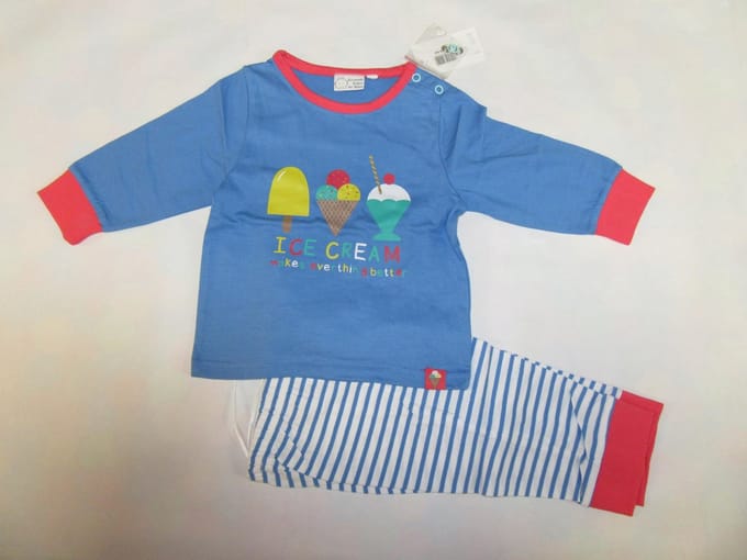 Wiplala - Pyjama - Katoen - Meisje - Blauw - IJsje -  2 jaar  92