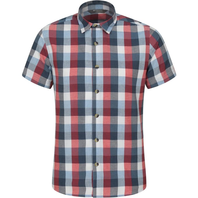 Mountain Warehouse Heren Weekender Overhemd (Rood)
