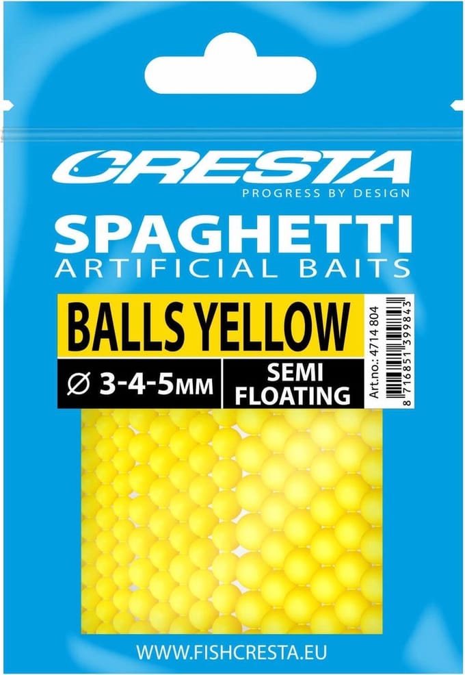 Cresta Spaghetti Balls Yellow