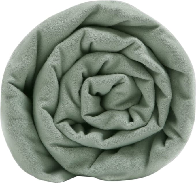 Yumeko laken flanel pale groen 200x260
