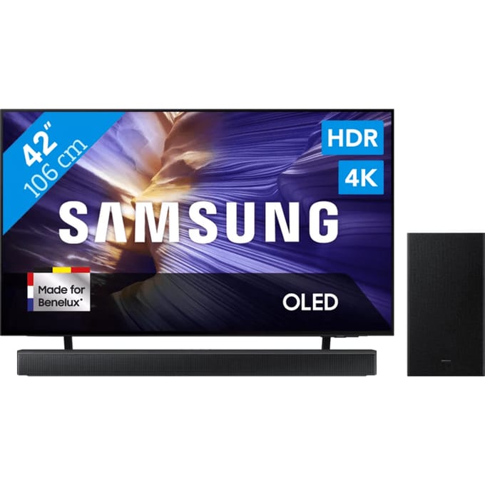 Samsung 42" OLED S90F (2025) + Samsung HW-B66CF Zwart