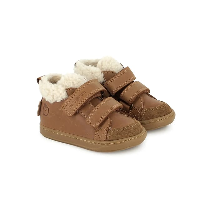 Baskets chipmunk voor baby Shoo Pom Bouba Scratch Wool