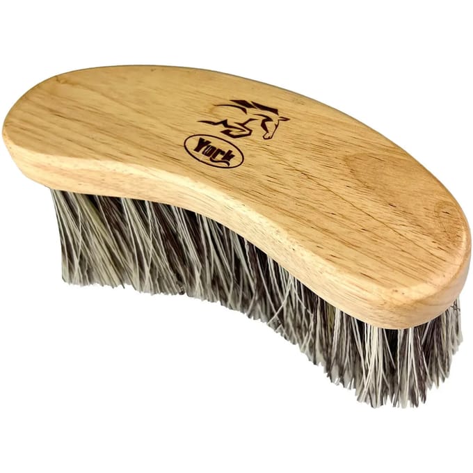 Anatomische Houten Borstel voor Paard York Woody