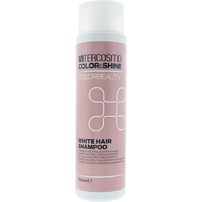 Intercosmo, Kleur & Glans, Haarshampoo, Voor Neutralisatie Van Gele Tinten, 300 ml