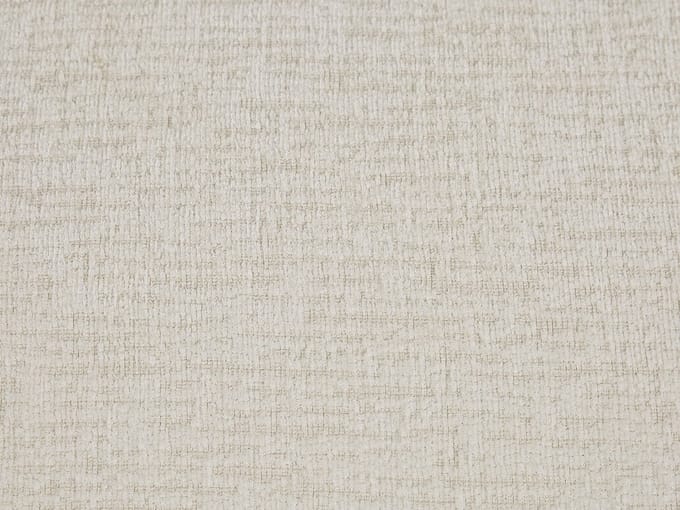 Vente-unique Rechterhoekbank in beige chenille stof - OVILIO
