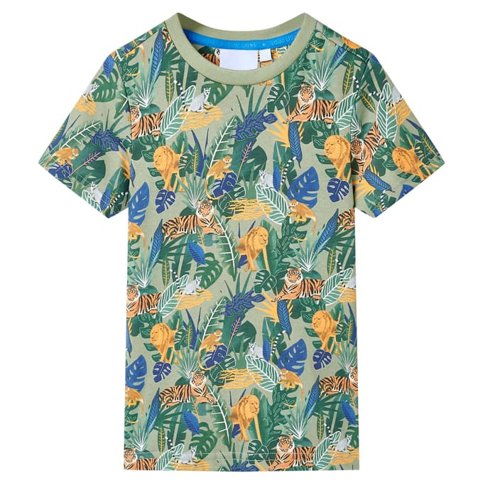 vidaXL Kindershirt met korte mouwen 140 meerkleurig