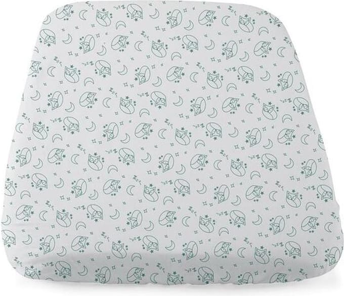 Chicco - Next2me - Hoeslaken - Set van 2 - Foxy - Groen/Wit