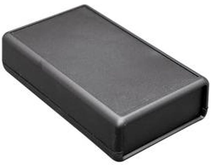 Hammond Electronics 1593QBK Handbehuizing – 112 x 66 x 28 – ABS – Zwart