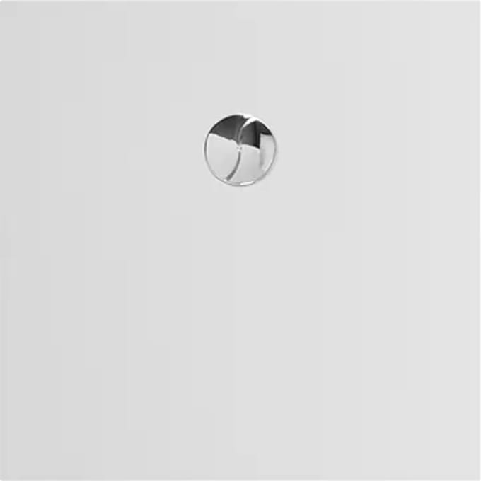 Allibert - Douchebak - Karbon 80 X 80 Cm - Polybeton - Wit
