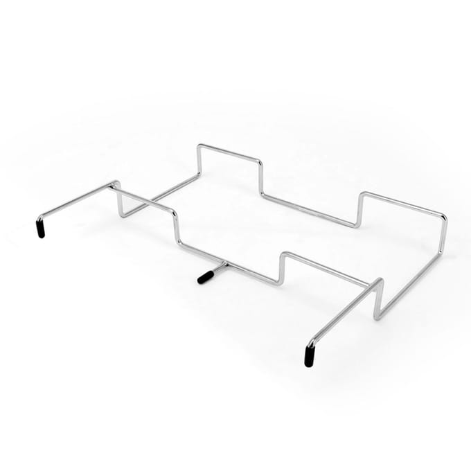Camping Vuilniszakhouder Rek RVS Vuilniszak Hanger Lichtgewicht Tafel Afvalrek voor white