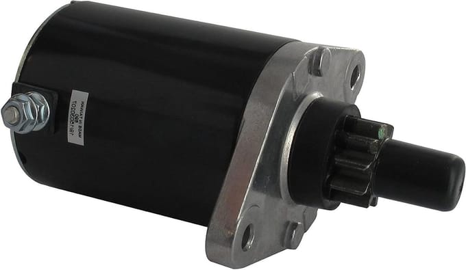 Elektrische Starter - Motoronderdeel - Grasmaaier Starten - 10 Tanden - Metaal - Zilver