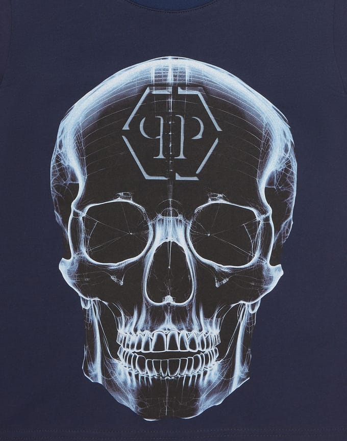 T-Shirt Ronde Hals Ss Skull