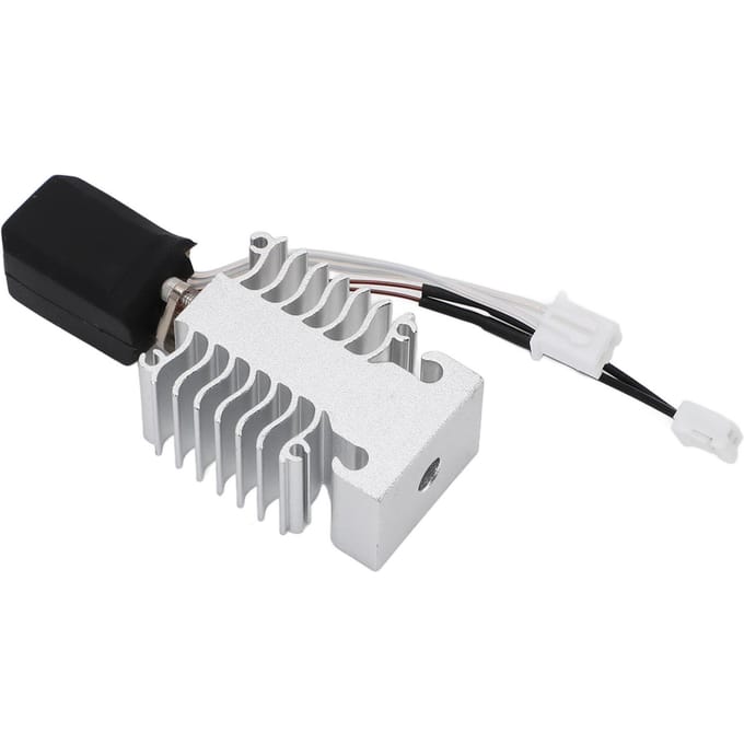 Kit Hotend Imprimante 3D 300 degrés Celsius 24V 60W 250mm/s Extrudeur Assemblé Kit Hot End pour Ender 3 V3 SE white