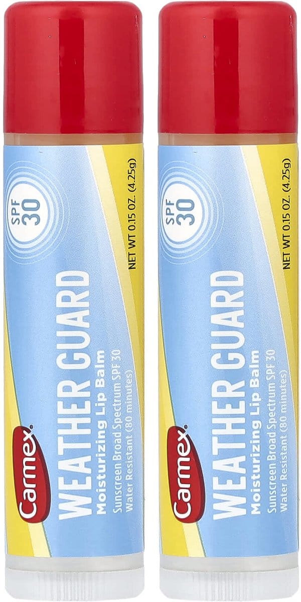 Carmex Weather Guard Broad Spectrum SPF 30 lippenbalsem met originele smaak 2 stuks