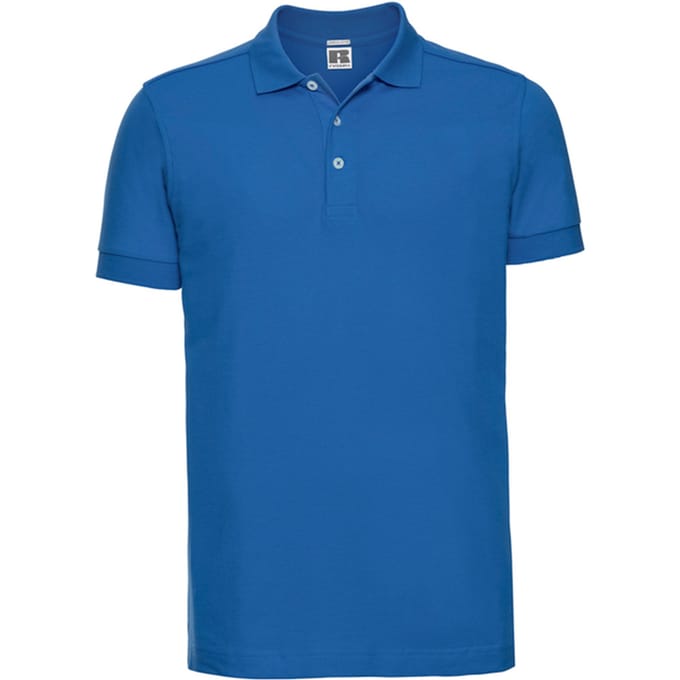 Russell Heren Stretch Poloshirt (Azuurblauw)