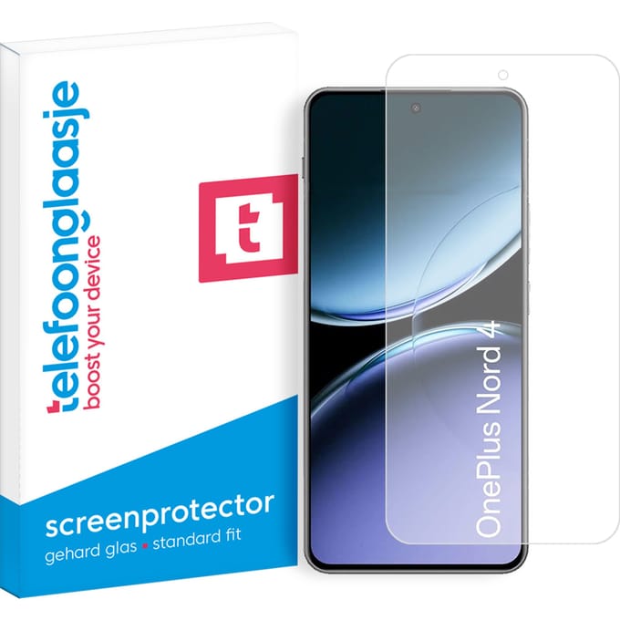 OnePlus Nord 4 screenprotector gehard glas