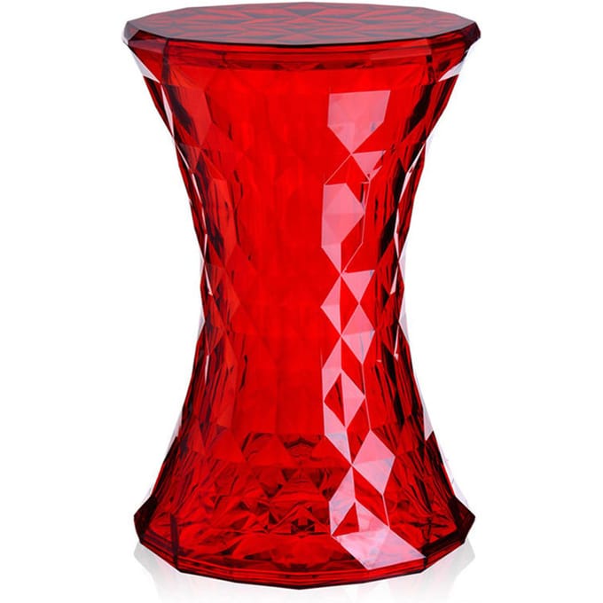 Kartell - Stone kruk - rood