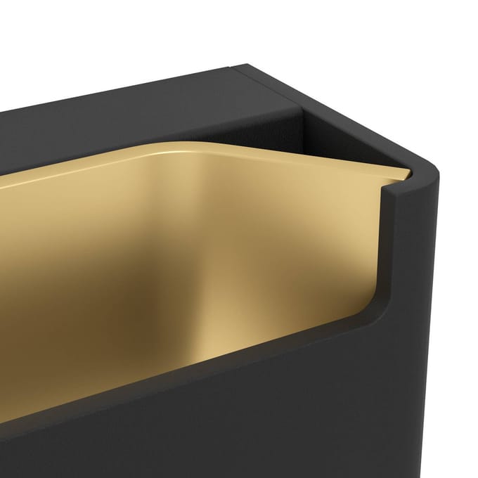 EGLO Feloniche Wandlamp - 1 lichts - LED - Zwart, Goud