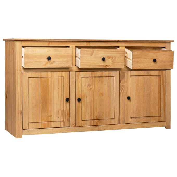 vidaXL - Dressoir - Panama - Range - 135x40x80 - cm - massief - grenenhout