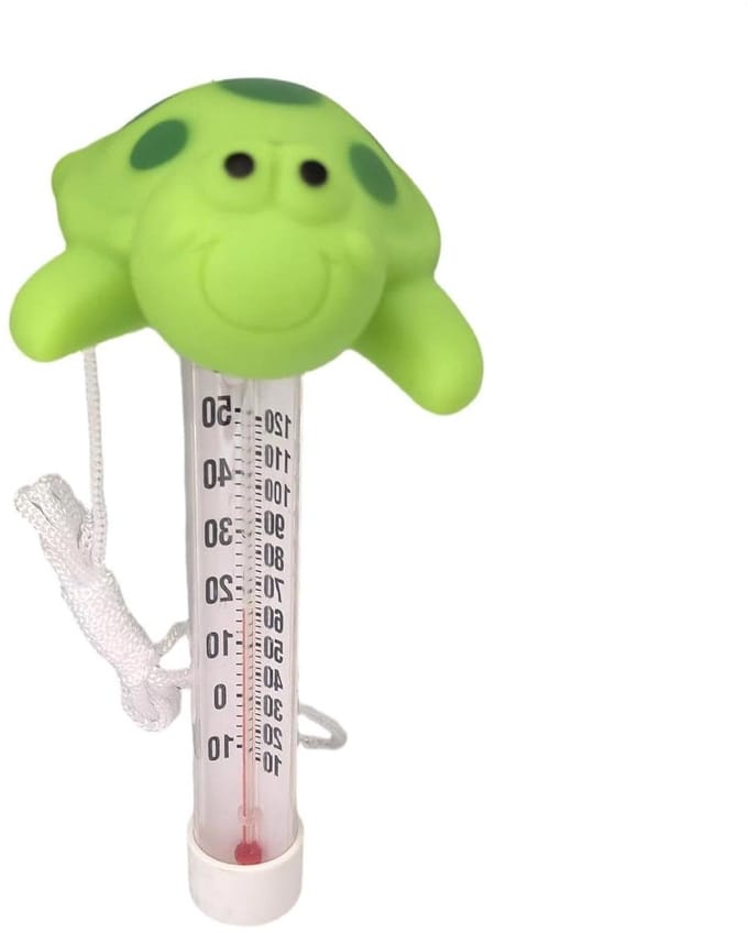 Zwembadthermometer - Watermeter Kinderen - Water Temperatuur - Drijvend Speelgoed - 9 Centimeter - Geel
