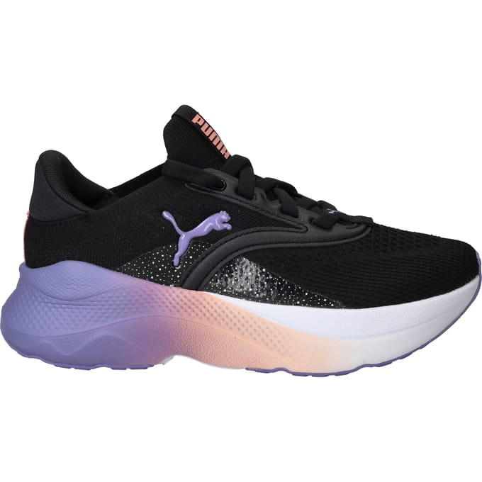 Puma Softride Mayve Blurry Sneakers - Meisjes - Zwart