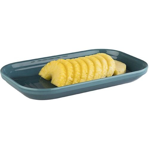 GGM Gastro (6 Stück) GN-Tablett 1/4 - EMMA - Melamin - Höhe: 30mm - Blau