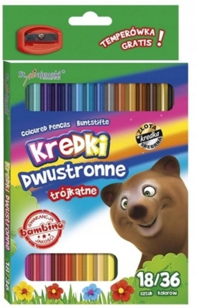 Dubbelzijdige kleurpotloden 36 kleuren