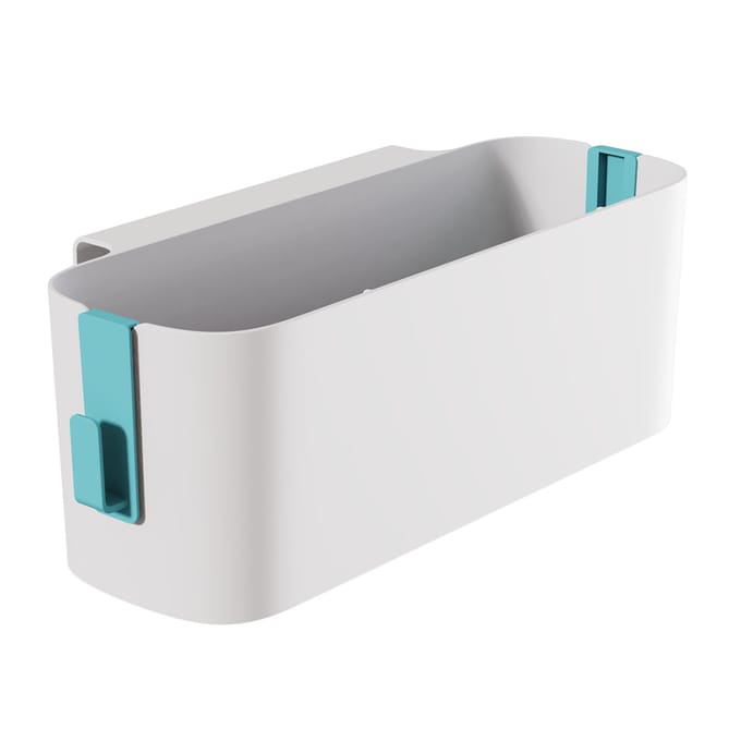 Bedside Hangende Opbergplank Organizer Bed Organizer Mand met 2 Haken Babybed Planken Houder groen