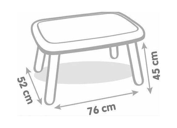 Smoby kid kindertuintafel Tafels & Stoelen