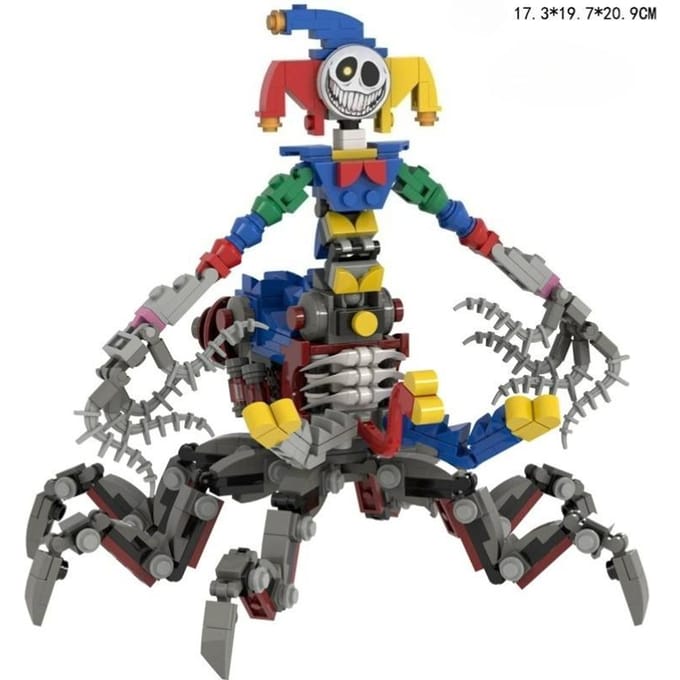 Moc Bobble Game Time 5 Joker Spidert Bouwsteen Assemblage Kleine Deeltjes Figuur Model Ornament Handgemaakt Speelgoed gray