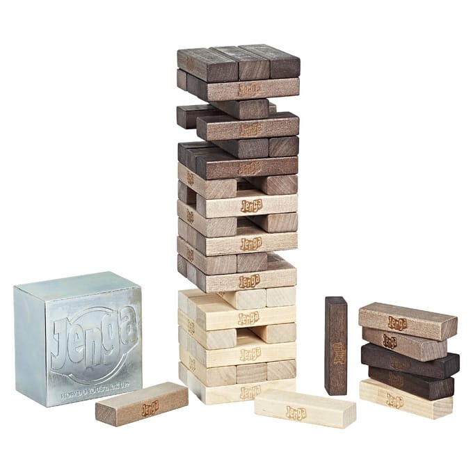 Hasbro Jenga Rustiek Series - Jenga behendigheid spel - Actiespel