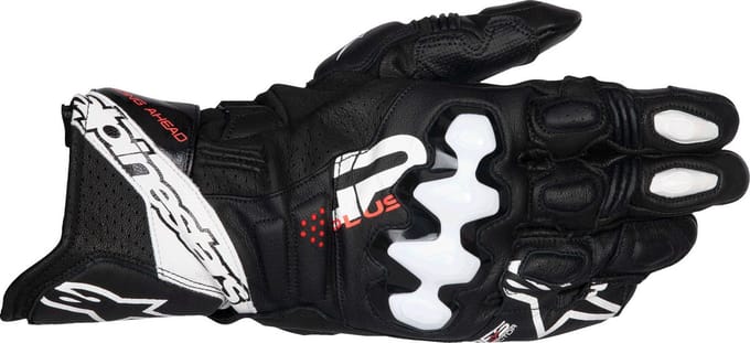 Alpinestars GP Plus R V3 Zwart Wit Leren Handschoenen - Handschoen