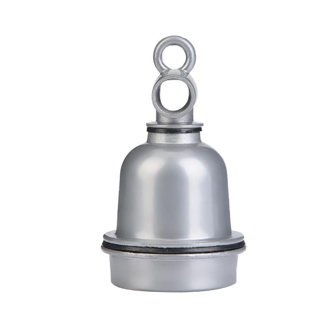 Reptielen Lamp Houder Keramische Verwarmingslamp Fitting Broedlamp E27 Emitter Lamp Hoge Temperatuur gray