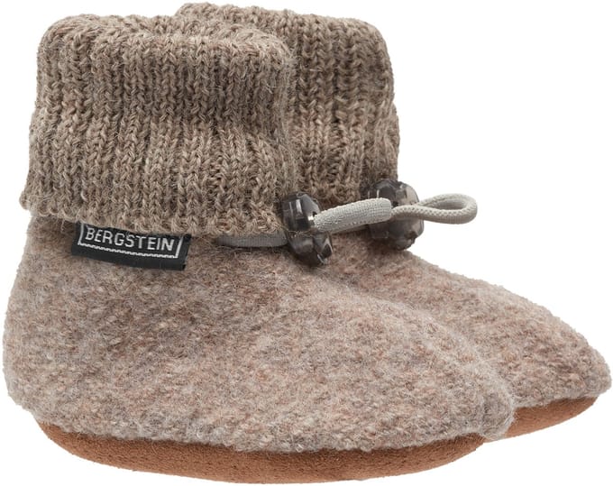 Bergstein Cozy Baby Unisex Sloffen - Beige