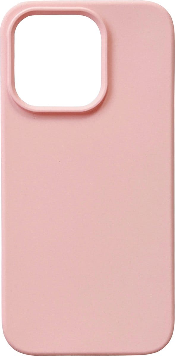 Casemania Hoesje Geschikt voor Apple iPhone 14 Pro - Roze - Extra Stevig Siliconen Back Cover