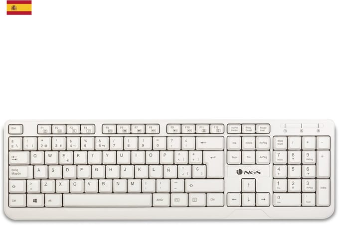Keyboard NGS Spike White